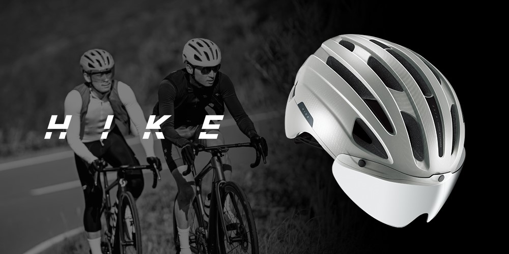 スポーツライドからタウンユースまで幅広く使えるシールド付ヘルメットの「HIKE」を新発売